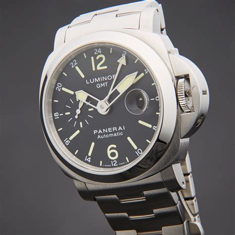 panerai luminor gmt 44mm price|Panerai Luminor automatic with date.